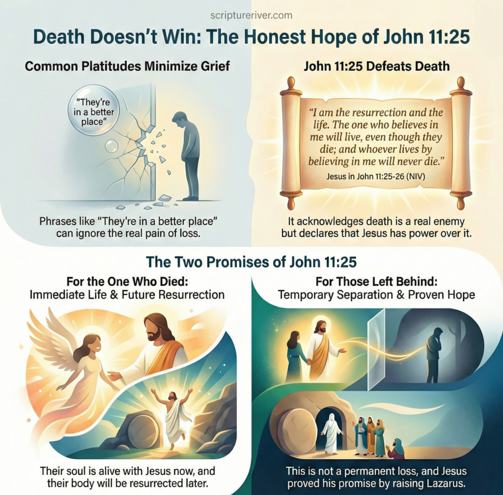 Why This Verse Matters at Funerals: The honest hope of john 11:25