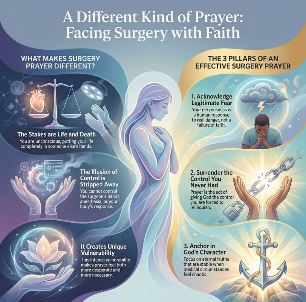 A different kind of prayer: facing surgery with faith