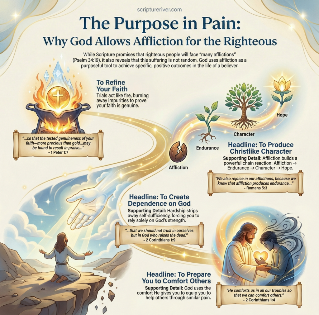 Why God Allows Afflictions for the Righteous