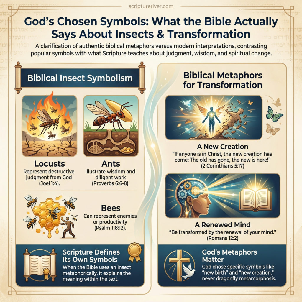 What Scripture Actually Says About Insects and Transformation