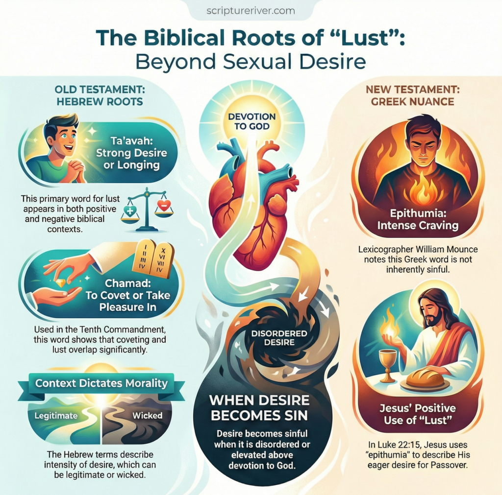 The Hebrew and Greek Words Behind "Lust"