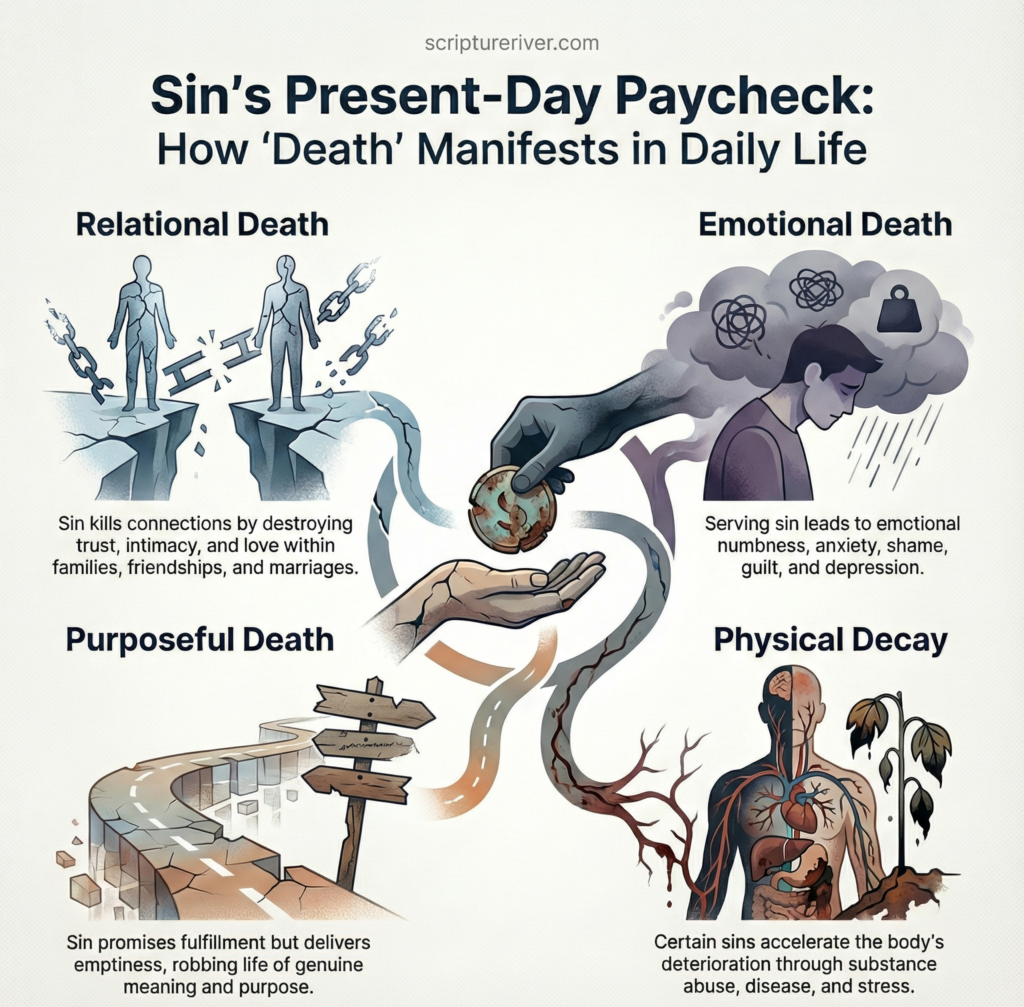 Illustrating how death manifests in daily life