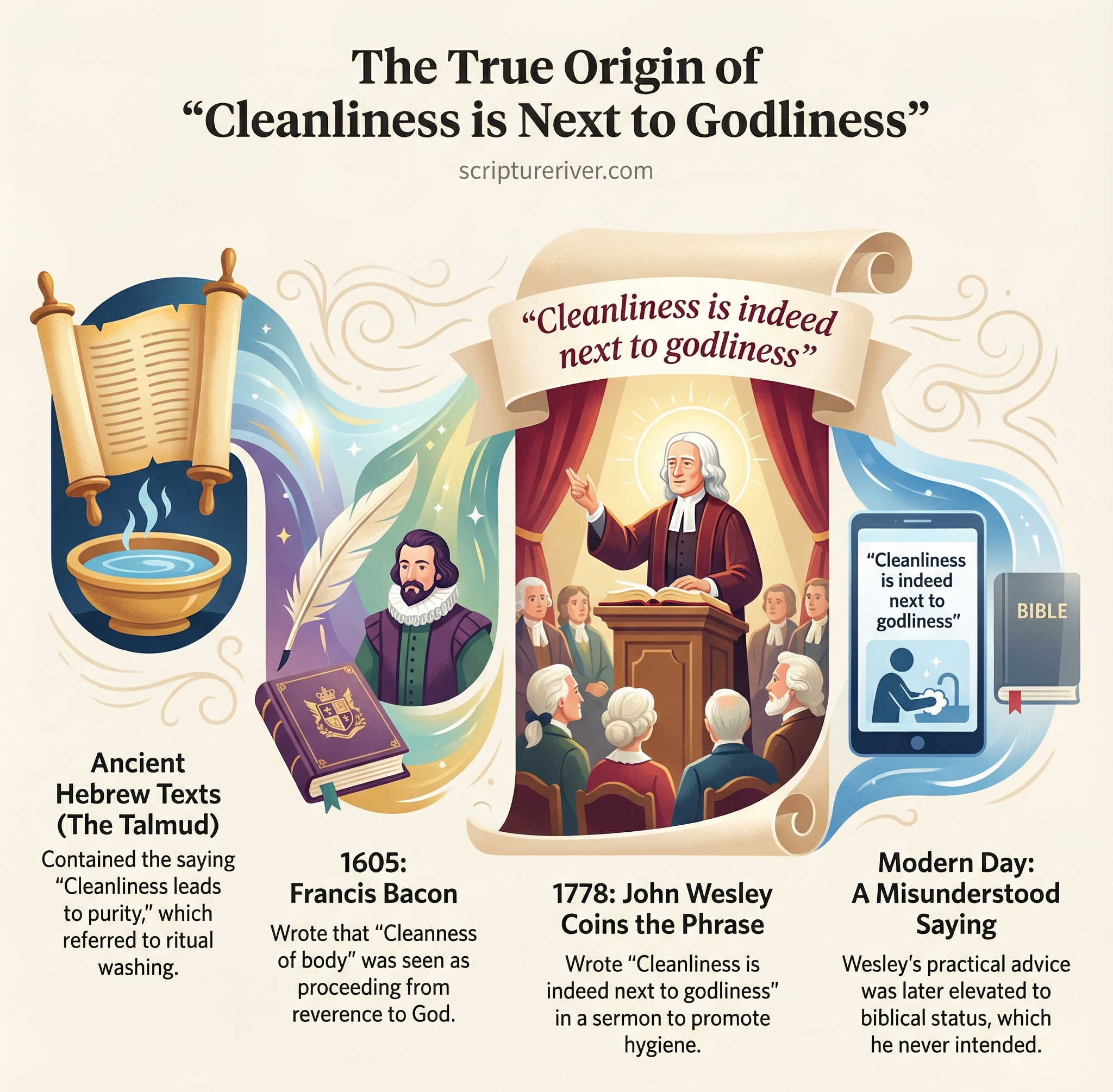 Cleanliness Is Next to Godliness: Is It in The Bible? - Scripture River