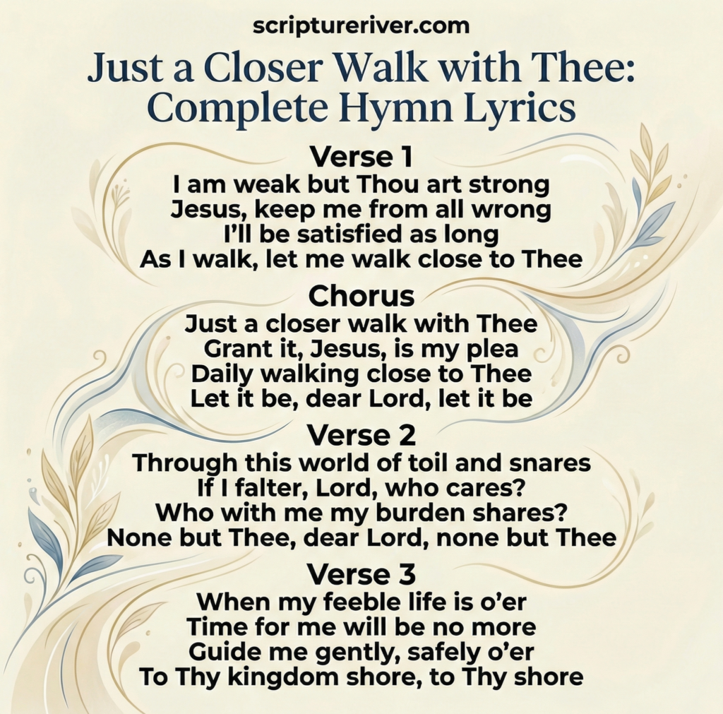 The Complete Hymn Lyrics