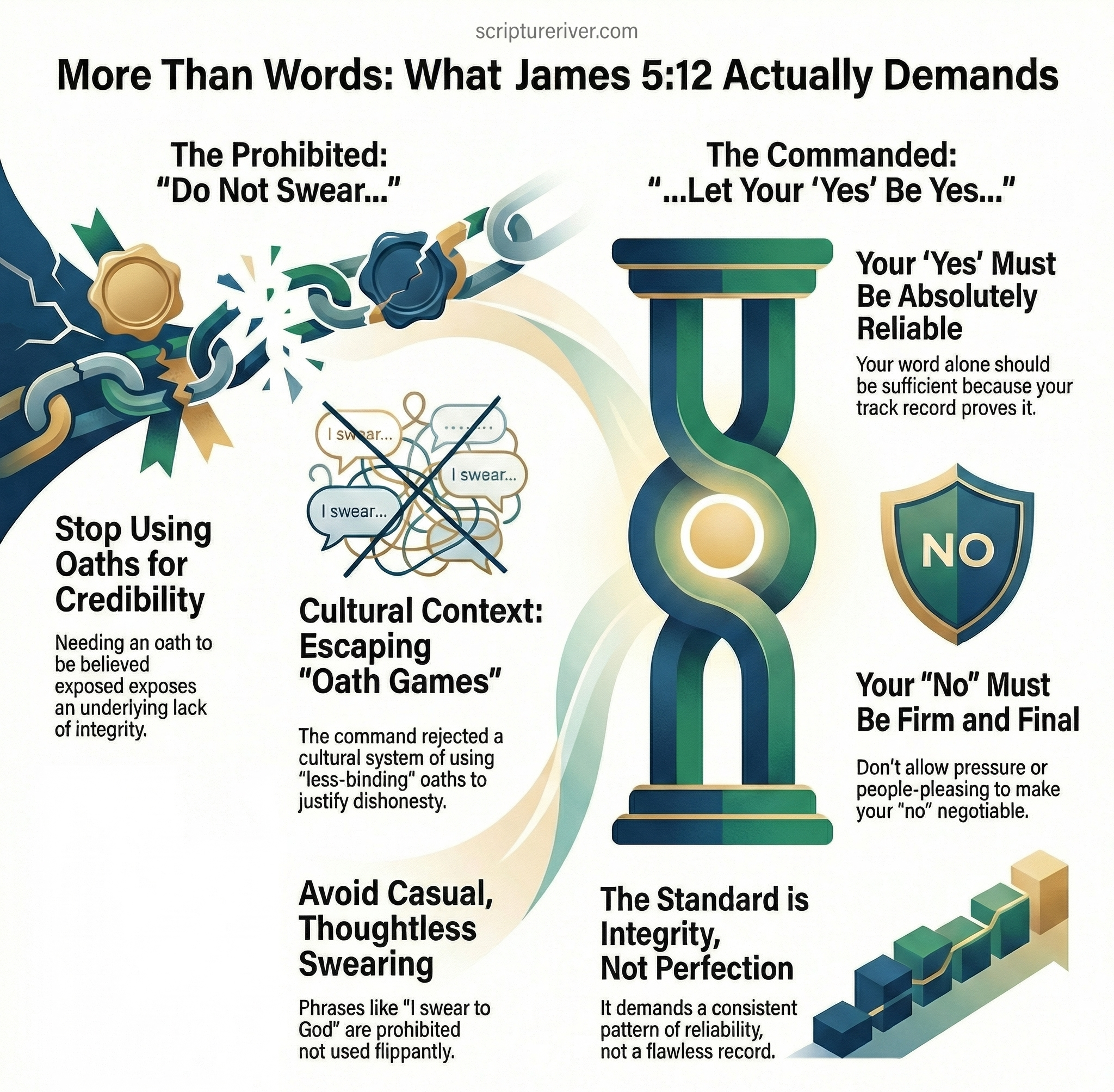 What Does James 5:12 Mean? Let Your Yes Be Yes Explained - Scripture River