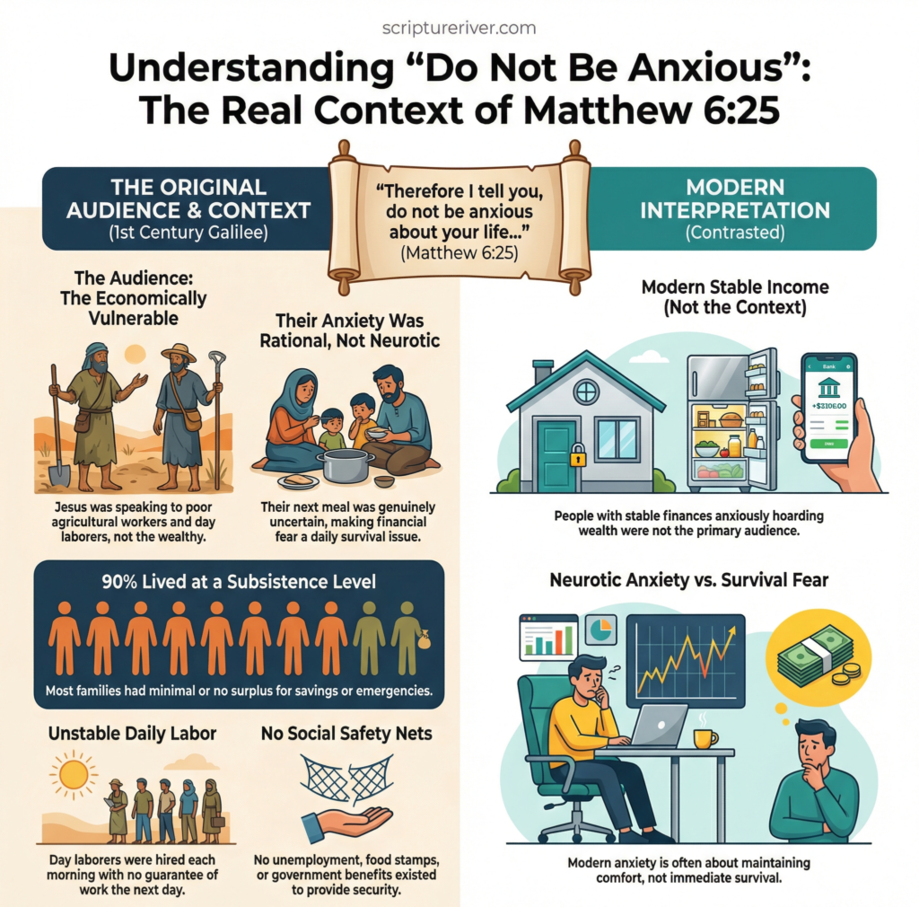 Understanding Matthew 6:25 in Its Original Context