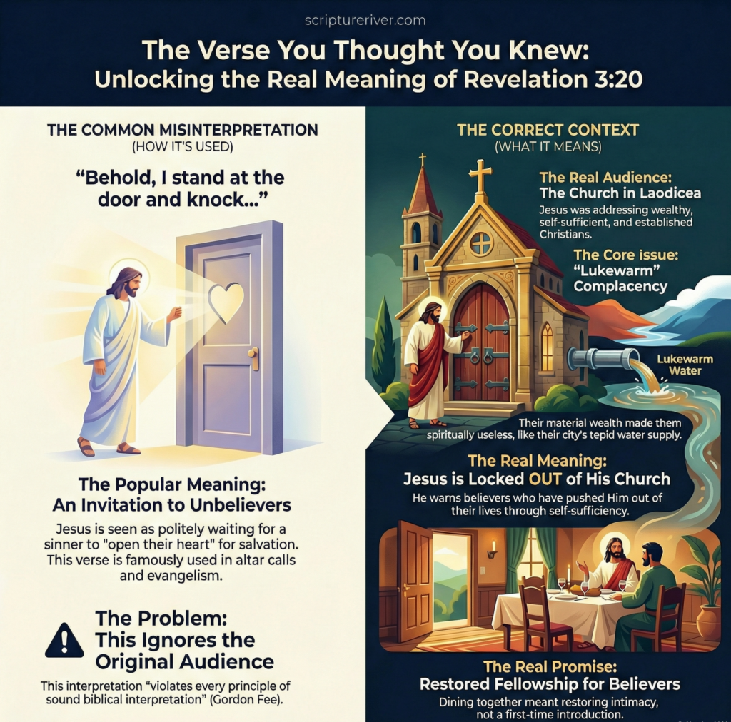 The real meaning of Revelation 3:20